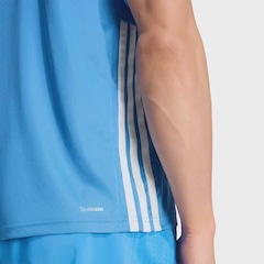 Camiseta adidas Workout Essentials Base 3 Listras - Masculina - Foto 3