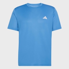 Camiseta adidas Workout Essentials Base 3 Listras - Masculina - Foto 4