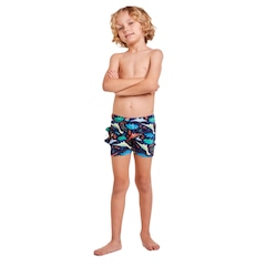 Shorts Dino Tip Top Com Estampa - Infantil - Foto 1