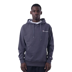 Blusa de Moletom Champion Hoodie Athletic Mini Script - Masculino - Foto 1