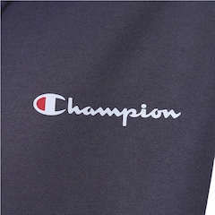 Blusa de Moletom Champion Hoodie Athletic Mini Script - Masculino - Foto 3