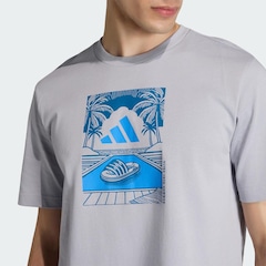 Camiseta Adidas Summer Slides Relax Masculina - Foto 5