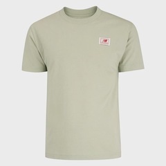 Camiseta New Balance Woven Label Masculina - Foto 4
