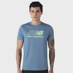 Camiseta New Balance Multi Color Performance Masculina - Foto 2