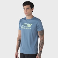 Camiseta New Balance Multi Color Performance Masculina - Foto 3