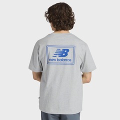 Camiseta New Balance Woven Label Masculina - Foto 3