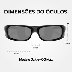 Óculos de Sol Unissex Oakley Highland Black Prizm Black - Foto 7