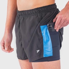 Short Runner Max com Bermuda Térmica Poker - Masculino - Foto 2