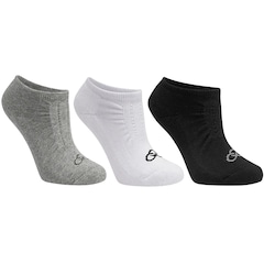 Kit 3 Pares de Meia Cano Invisível Olympikus Esportiva Atoalhada Feminina - Foto 1