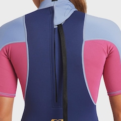 Short John Roxy Prologue 2/2mm Back Zip Dark Denim - Feminino - Foto 4