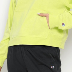 Moletom Capuz Fleece Champion Midweight Jersey Feminino - Foto 4