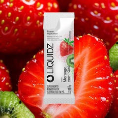 Eletrólitos LIQUIDZ® Zero Açúcares - Sabor Morango com Kiwi - Kit 1 Caixa - 14 sachês - Foto 5