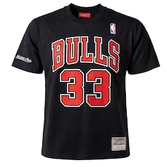 Camiseta NBA Chicago Bulls Pippen 33 Mitchell & Ness - Masculina - Foto 1
