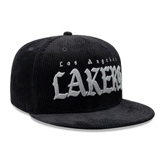 Boné Unissex New Era 9FIFTY Los Angeles Lakers NBA Aba Reta - Foto 3