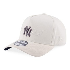 Boné Unissex New Era 9FORTY A-FRAME Snapback New York Yankees MLB Aba Curva - Foto 3