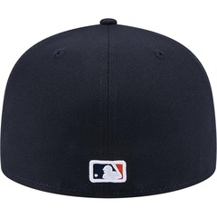 Boné Unissex New Era 59FIFTY Fitted Houston Astros State Stitch Aba Reta - Foto 6