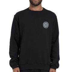 Blusão de Moletom Hurley Careca Empire - Masculino - Foto 1