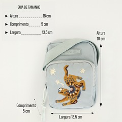 Bolsa Farm da Gema Festa De Onça Estampa Original - Foto 5