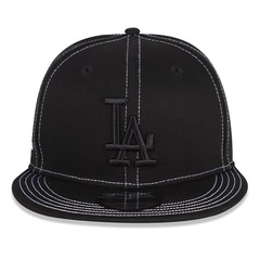 Boné Adulto New Era Los Angeles Dodgers MLB Contrast Aba Curva - Foto 2