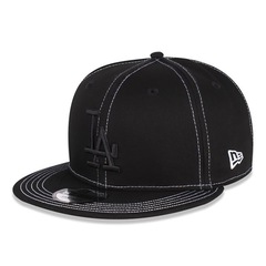 Boné Adulto New Era Los Angeles Dodgers MLB Contrast Aba Curva - Foto 3