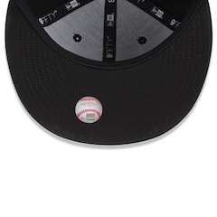 Boné Adulto New Era Los Angeles Dodgers MLB Contrast Aba Curva - Foto 6