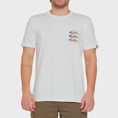 Camiseta Quiksilver Vertical Logos - Masculina - Foto 1