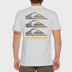 Camiseta Quiksilver Vertical Logos - Masculina - Foto 3
