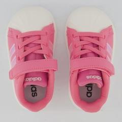 Tênis Feminino Streettalk EL Kids Rosa adidas - Foto 4