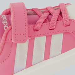 Tênis Feminino Streettalk EL Kids Rosa adidas - Foto 7
