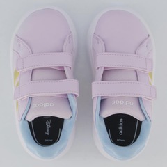 Tênis Infantil Grand Court Frozen Elsa adidas - Foto 4