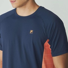 Camiseta Masculina Grid Match Fila - Foto 4
