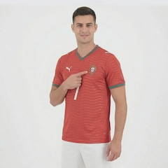 Camisa Portugal Home 2026 Jogador 7 Ronaldo Puma Masculina - Foto 2