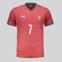 Camisa Portugal Home 2026 Jogador 7 Ronaldo Puma Masculina - Foto 5