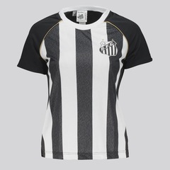 Camisa Santos Mosaico FutFanatics Feminina - Foto 4