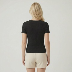 Camiseta Feminina Essentials Rib Fila - Foto 3