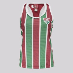 Camiseta Regata Fluminense Agora Grená Braziline Feminina - Foto 4