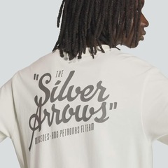 Camiseta Masculina Mercedes AMG Petronas Silver Arrows O2 adidas - Foto 6