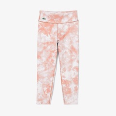 Calça Leggings Esportivas Ultra Dry Printed Stretch Lacoste Feminina - Foto 4