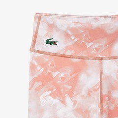 Calça Leggings Esportivas Ultra Dry Printed Stretch Lacoste Feminina - Foto 5