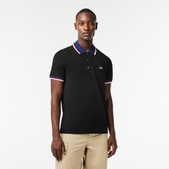 Camiseta Polo Masculina com Gola Contrastante Lacoste - Foto 1