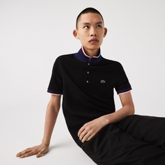 Camiseta Polo Masculina com Gola Contrastante Lacoste - Foto 10