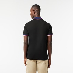 Camiseta Polo Masculina com Gola Contrastante Lacoste - Foto 4