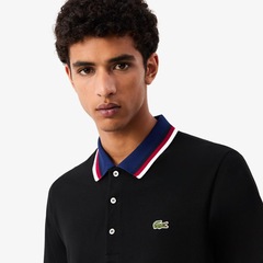 Camiseta Polo Masculina com Gola Contrastante Lacoste - Foto 8
