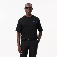 Camiseta Masculina estampada floral de caimento solto Lacoste - Foto 1