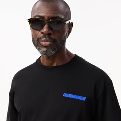 Camiseta Masculina estampada floral de caimento solto Lacoste - Foto 2