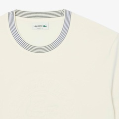 Camiseta Masculina em malha de algodão bordada Lacoste - Foto 5
