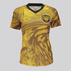 Camisa Onça Amazonas Aquecimento Atleta 2025 FutFanatics Feminina - Foto 1