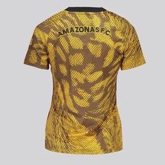Camisa Onça Amazonas Aquecimento Atleta 2025 FutFanatics Feminina - Foto 3