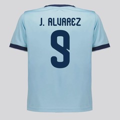 Camisa Argentina Lanes 9 J. Alvarez FutFanatics Infantil - Foto 1