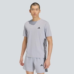 Camiseta Masculina Essentials 3 Listras adidas - Foto 1